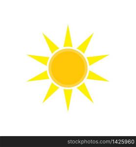 Summer Sun Icon Vector Logo