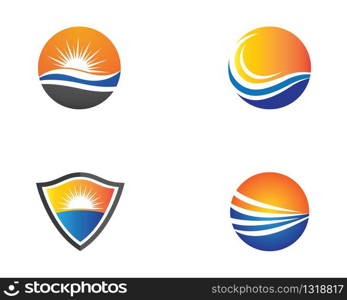 Summer symbol vector icon illustration