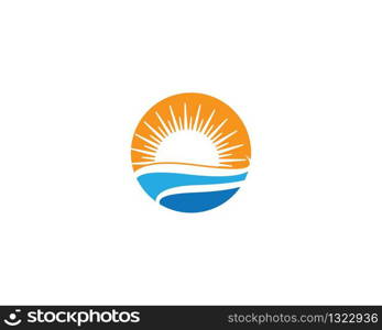 Summer symbol vector icon illustration