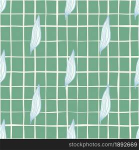 Summer vintage line leaves pattern on stripe background. Abstract botanical backdrop. Creative nature wallpaper. Design for fabric , textile print, wrapping, cover. vector illustration.. Summer vintage line leaves pattern on stripe background..
