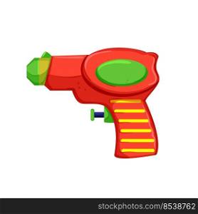 summer water gun toy cartoon. summer water gun toy sign. isolated symbol vector illustration. summer water gun toy cartoon vector illustration