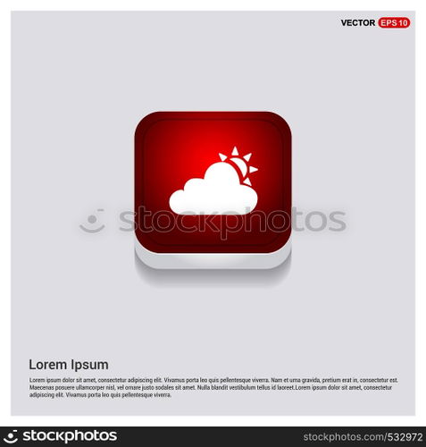 Sun Cloud Icon