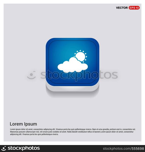 Sun Cloud Icon