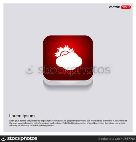 Sun Cloud Icon