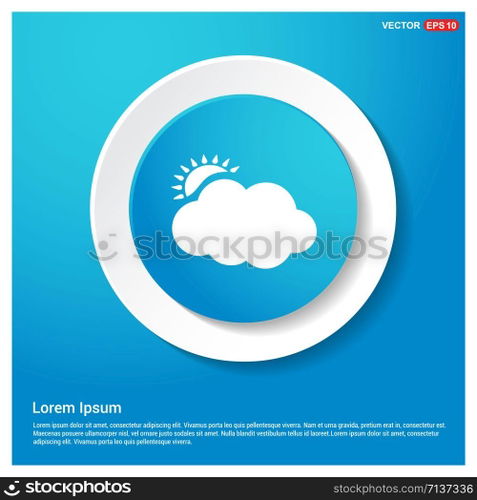 Sun Cloud Icon