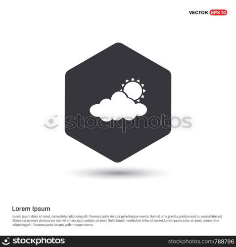 Sun Cloud Icon