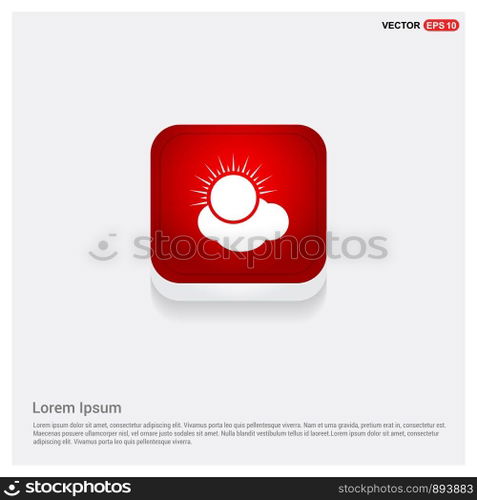 Sun Cloud Icon