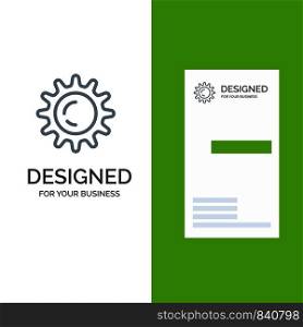 Sun, Day, Light Grey Logo Design and Business Card Template