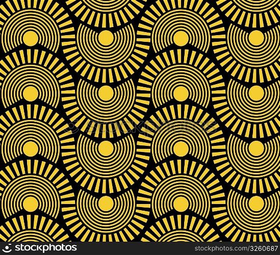 sun disks - seamless pattern