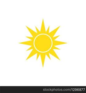 Sun icon on white background for graphic and web design, Modern simple vector sign. Internet concept. Trendy symbol for website design web button or mobile app. Sun icon on white background for graphic and web design, Modern simple vector sign. Internet concept.