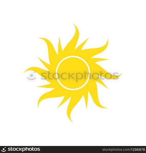 Sun icon on white background for graphic and web design, Modern simple vector sign. Internet concept. Trendy symbol for website design web button or mobile app. Sun icon on white background for graphic and web design, Modern simple vector sign. Internet concept.