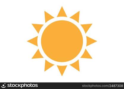 Sun icon symbol simple design