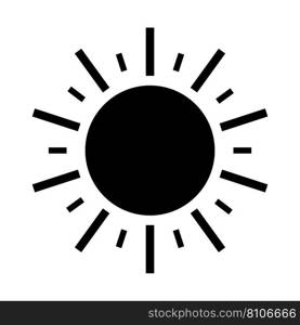 sun icon vector illustration logo design