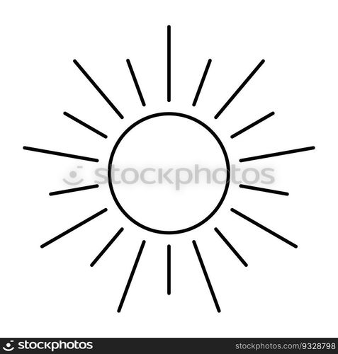 sun icon. Vector illustration. stock image. EPS 10.. sun icon. Vector illustration. stock image.