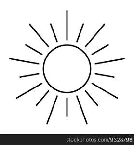 sun icon. Vector illustration. stock image. EPS 10.. sun icon. Vector illustration. stock image.