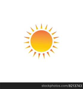 sun icon vector illustration symbol design