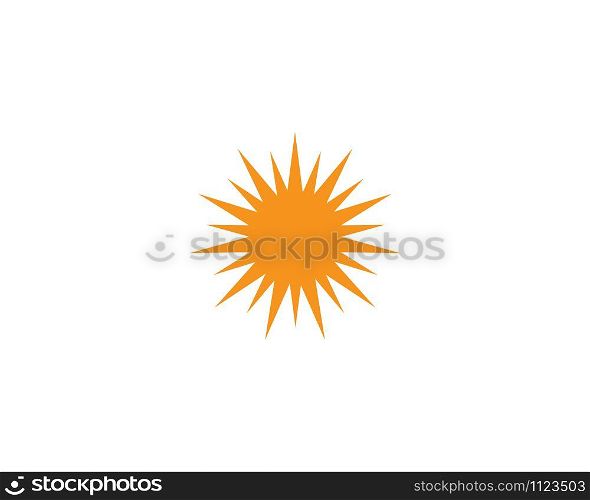 sun ilustration logo vector icon