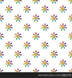 Sun in colours of LGBT pattern. Cartoon illustration of sun in colours of LGBT vector pattern for web. Sun in colours of LGBT pattern, cartoon style