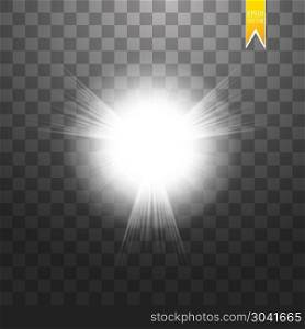 Sun isolated on transparent background. Vector illustration. Sun isolated on transparent background. Vector illustration.