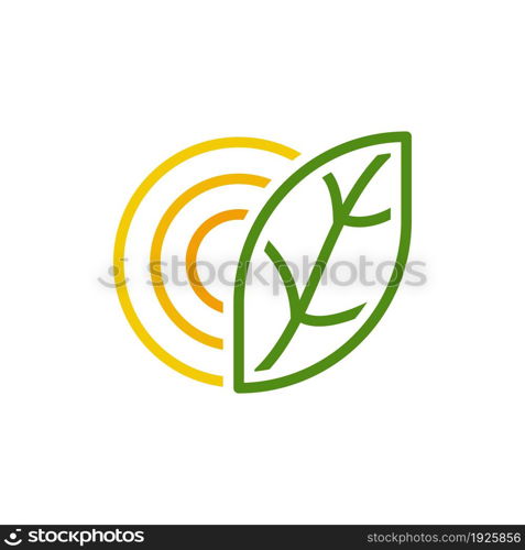 sun leaf logo