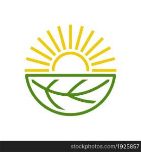 sun leaf logo
