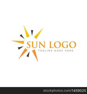 Sun Logo Icon Design Vector