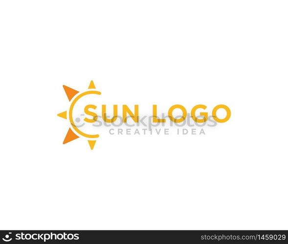 Sun Logo Icon Design Vector