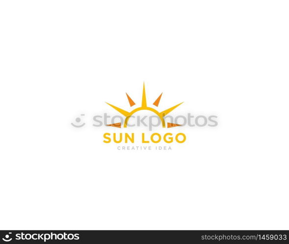 Sun Logo Icon Design Vector