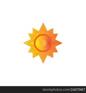 sun logo icon vector design template
