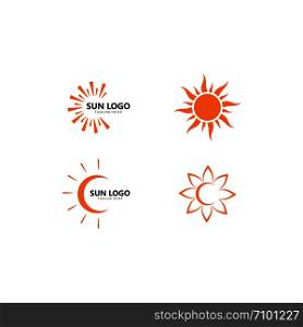 sun Logo Icon Vector illustration design