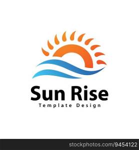Sun  Logo Vector Design Template