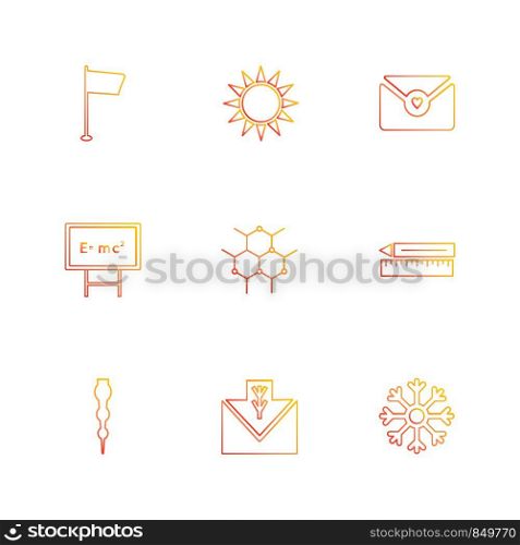 sun , message ,snow flakes , flags , hearts , camera , favourite , flag , icon, vector, design, flat, collection, style, creative, icons , waving flag , stand flag ,