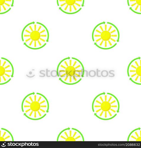 Sun pattern seamless background texture repeat wallpaper geometric vector. Sun pattern seamless vector