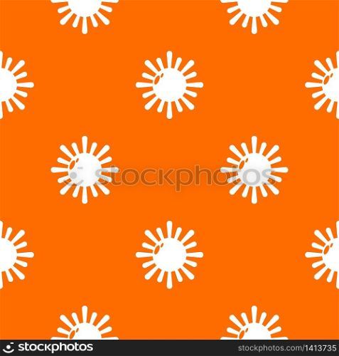 Sun pattern vector orange for any web design best. Sun pattern vector orange