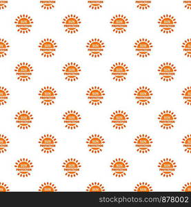 Sun protection pattern seamless vector repeat for any web design. Sun protection pattern seamless vector