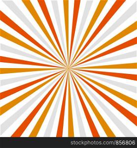 Sun rays. Abstract background. Vintage style. Orange color. Eps10. Sun rays. Abstract background. Vintage style. Orange color