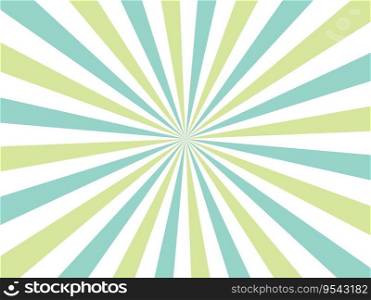 Sun rays background template, sunbeam, white, blue and green tones