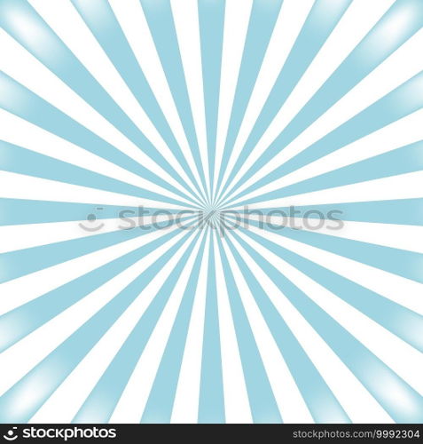 Sun rays blue vector background