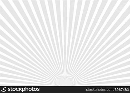 Sun rays grey and white vector background