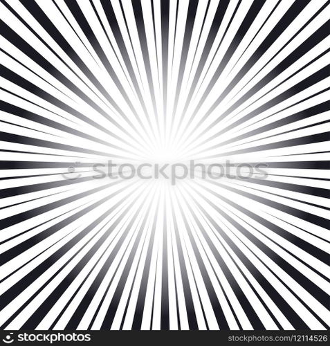 Sun rays. Vector abstract background.