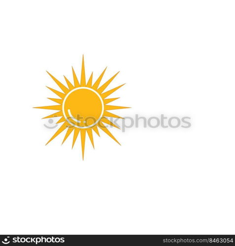 Sun - Summer Icon. vector illustration logo design