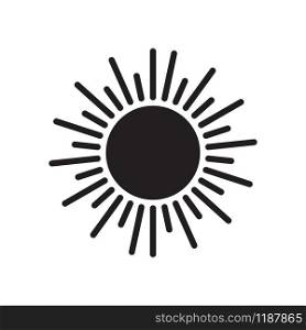 Sun , sunlight icon vector