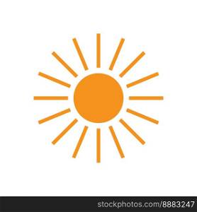 Sun Vector illustration Icon Logo Template and symbol 