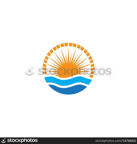 Sun Vector illustration Icon Logo Template design