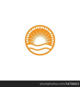 Sun Vector illustration Icon Logo Template design