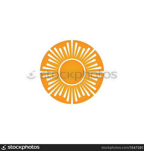 Sun Vector illustration Icon Logo Template design