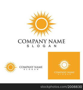 Sun Vector illustration Icon Logo Template design