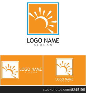 Sun Vector illustration Icon Logo Template design