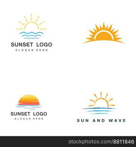 Sun Vector illustration Icon Logo Template design