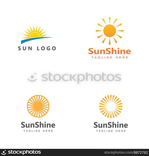 Sun Vector illustration Icon Logo Template design